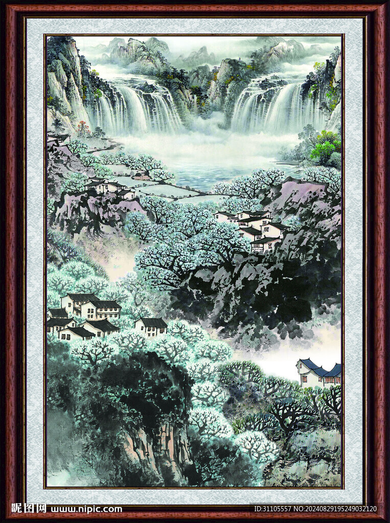 風景國畫 