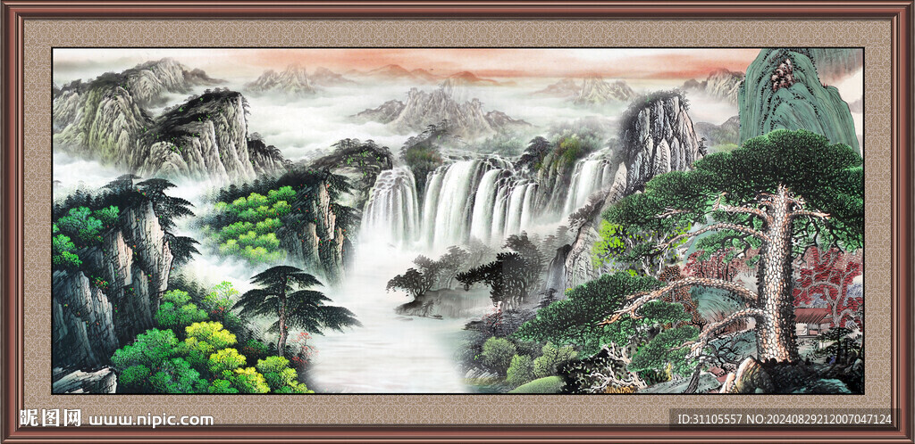 新中式山水畫 