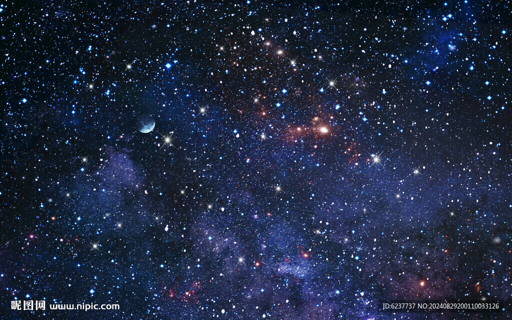 藍(lán)色宇宙星空背景