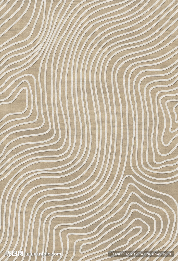 抽象條紋地毯