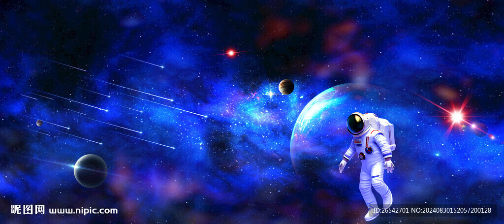 科幻太空宇航員