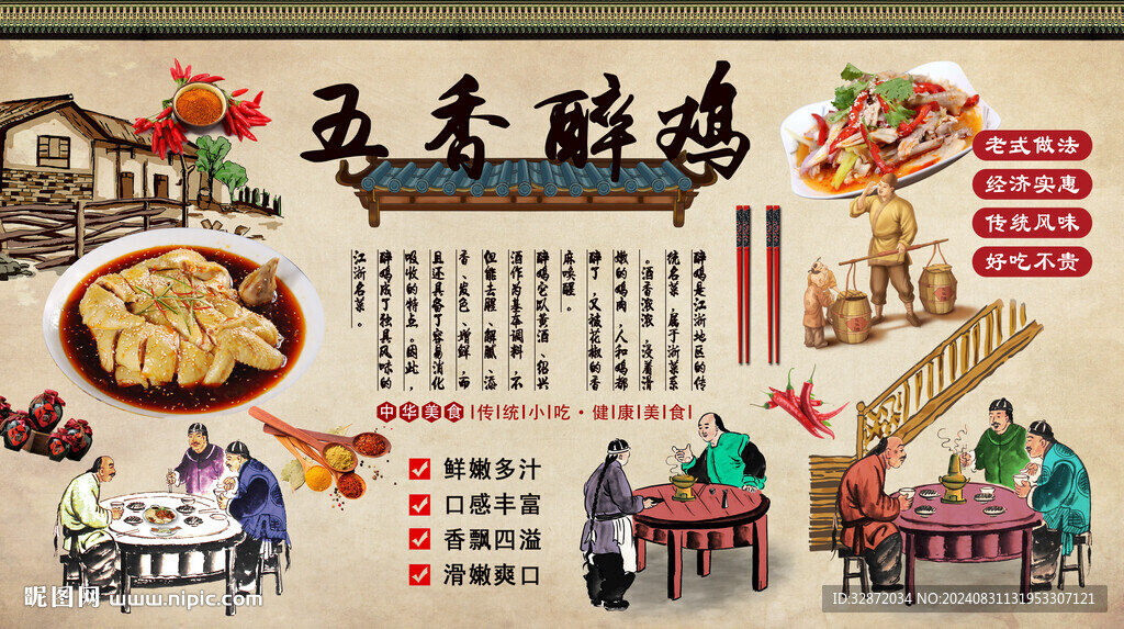 五香醉雞