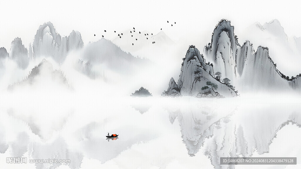 意境水墨風背景