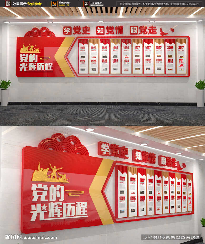 黨歷程版面