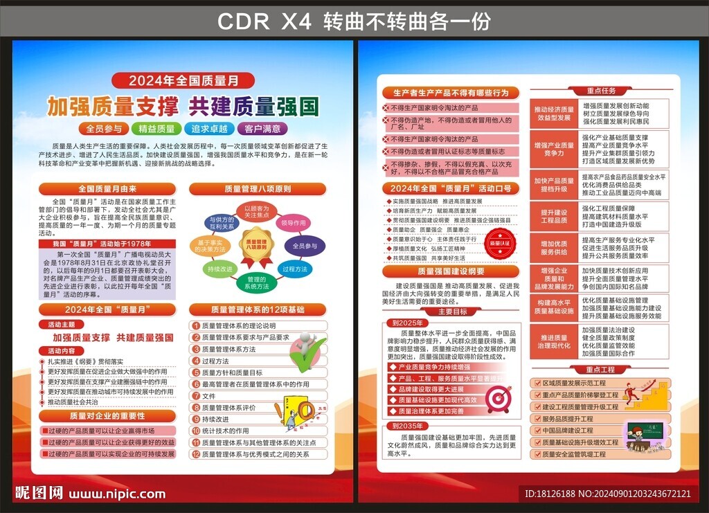 2024年全國(guó)質(zhì)量月宣傳單