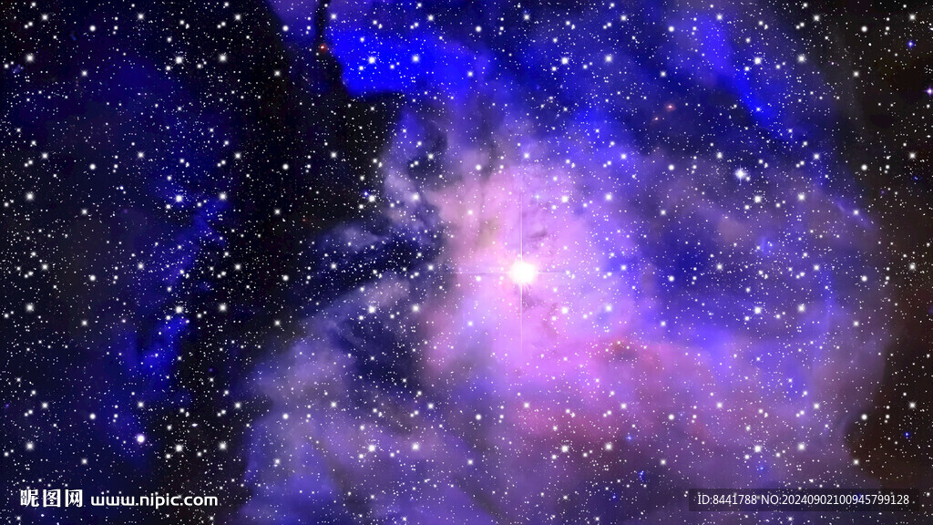 紫色 星空