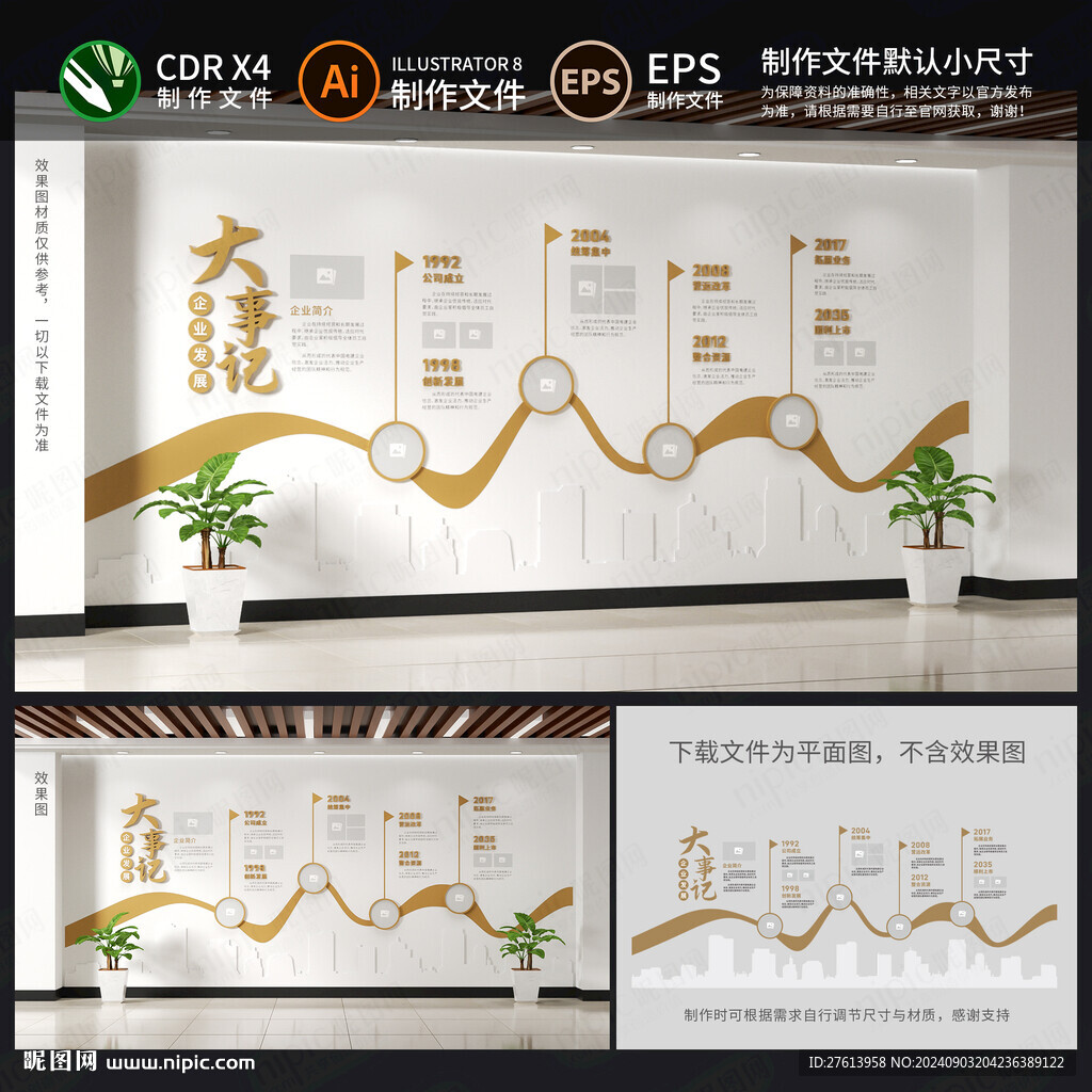 公司發展歷程大事記文化墻