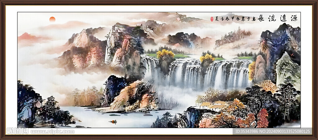 風(fēng)景如畫 客廳山水畫