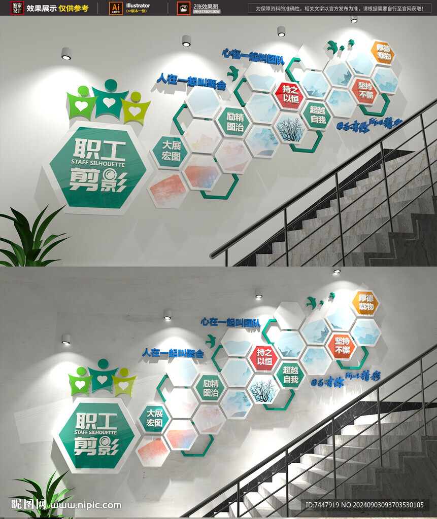 樓梯照片墻
