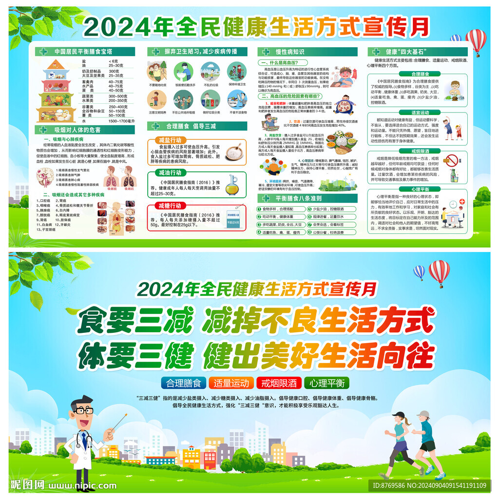 2024全民健康生活方式宣傳月