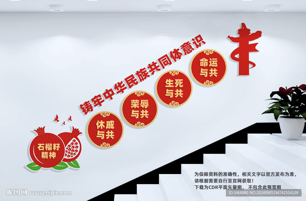民族團結(jié)樓梯墻
