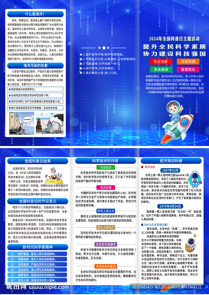全國科普日折頁 
