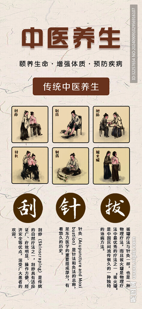 中醫(yī)養(yǎng)生 展架