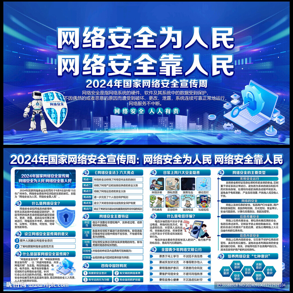 2024年 國家網絡安全周展板