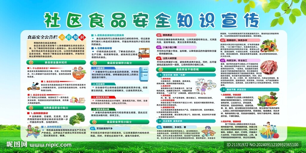 社區食品安全知識宣傳
