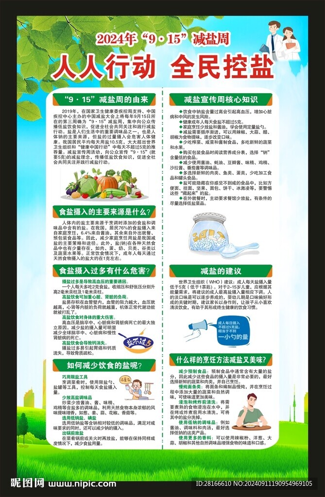 減鹽宣傳周海報