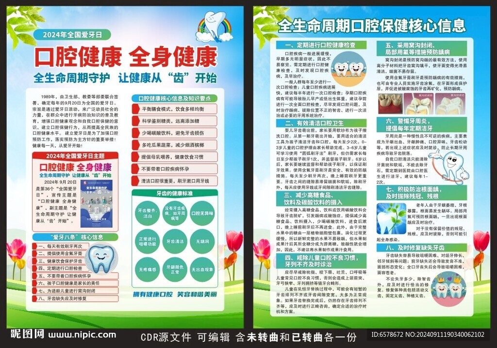 2024愛牙日宣傳單