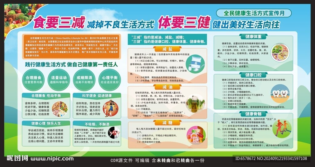 全民健康生活方式行動(dòng)宣傳