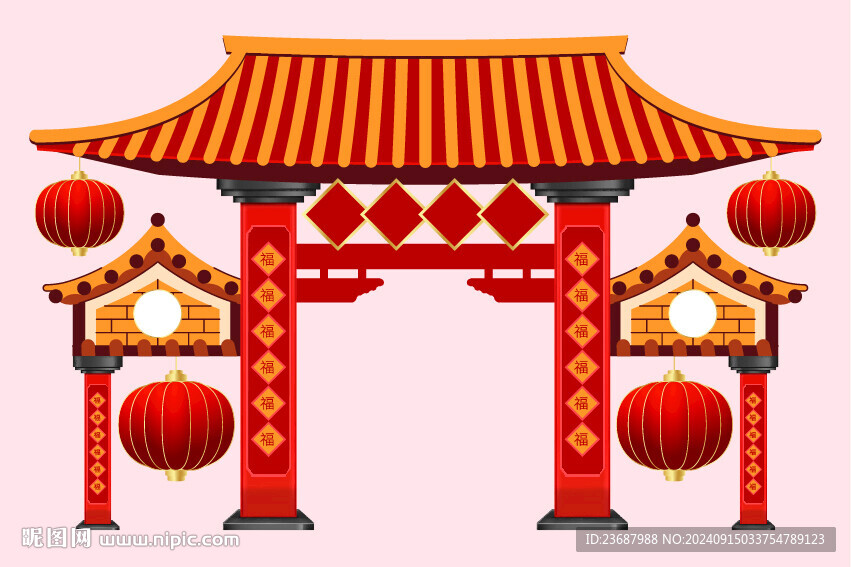 喜慶門樓