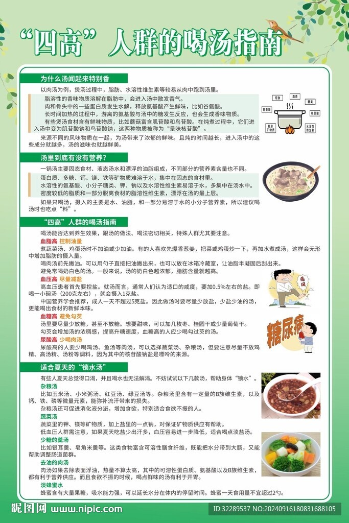 四高人群的喝湯指南
