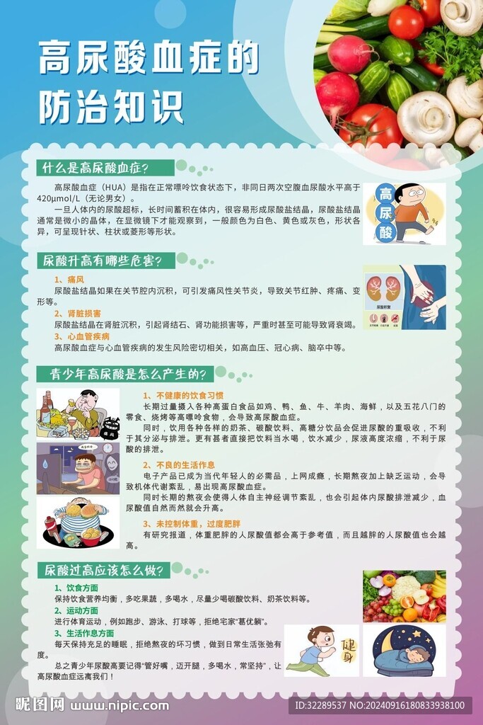 高尿酸血癥的防治知識