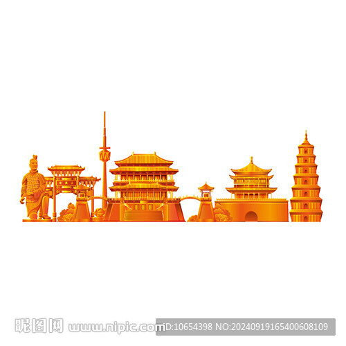 西安地標  建筑