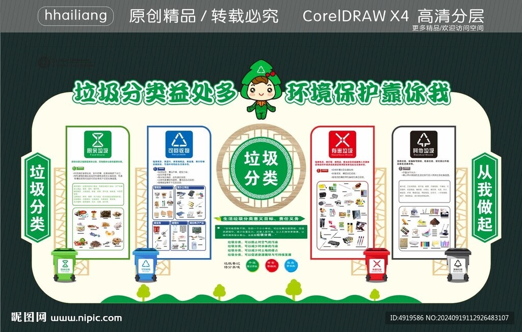 垃圾分類益處多 環(huán)境你護(hù)靠你我