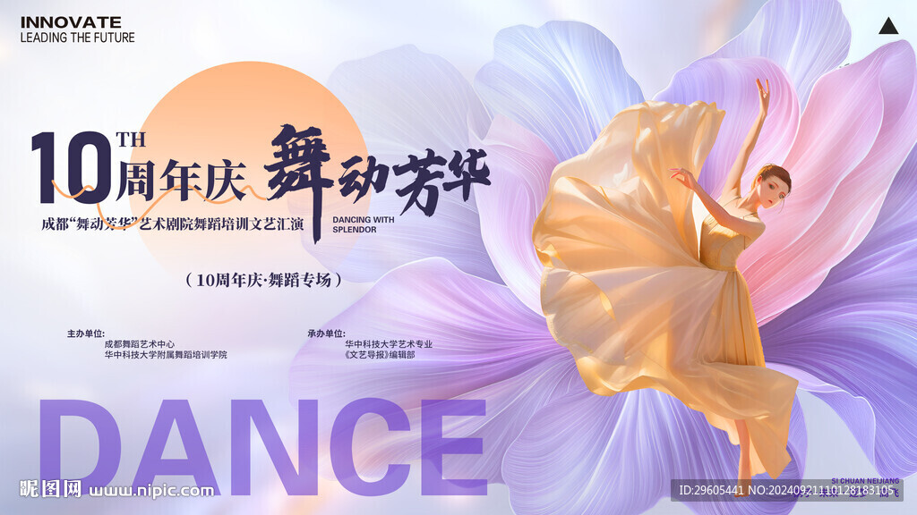 周年慶舞蹈演出展板