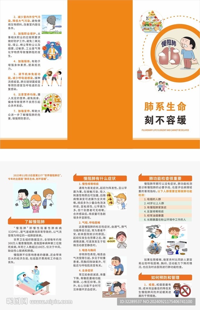 肺系生命刻不容緩慢阻肺三折頁