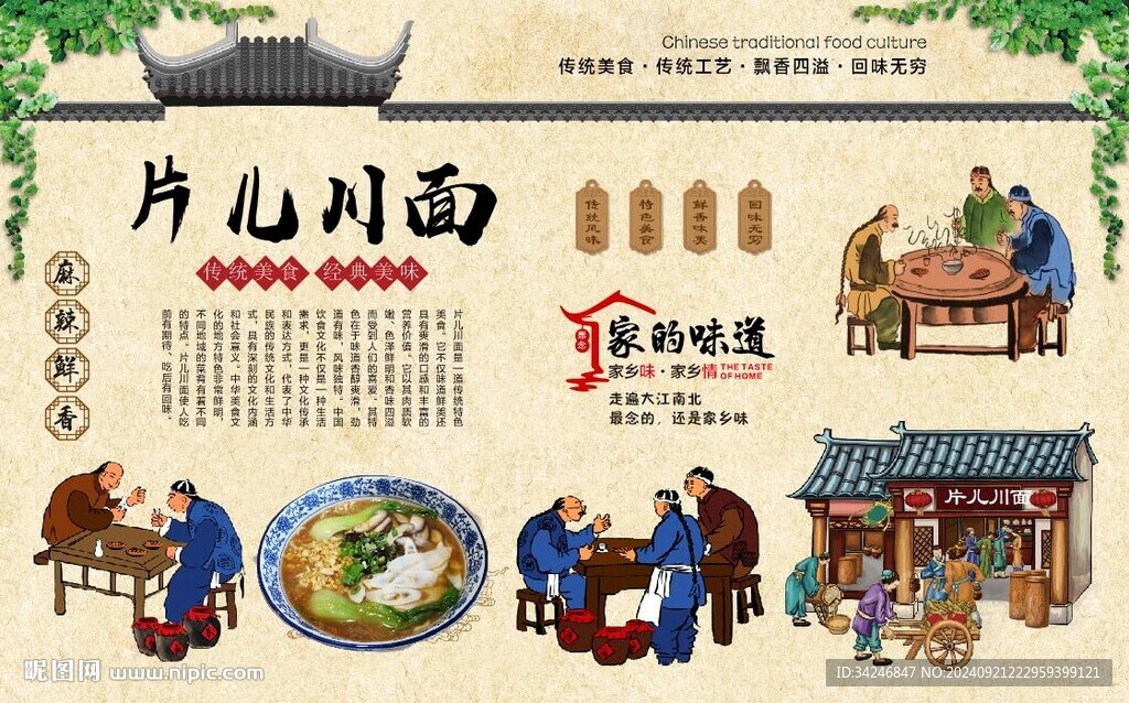 片兒川面