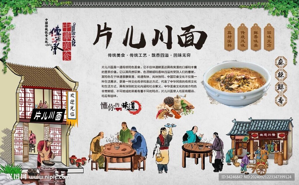 片兒川面