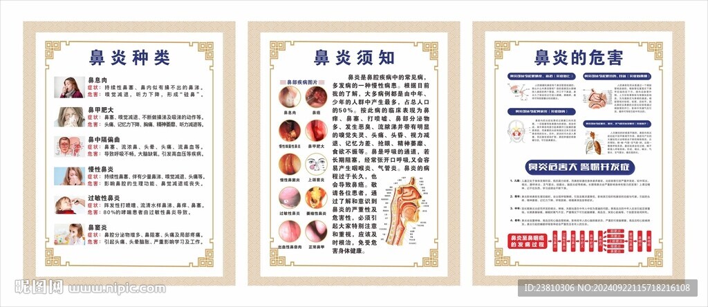 鼻炎海報