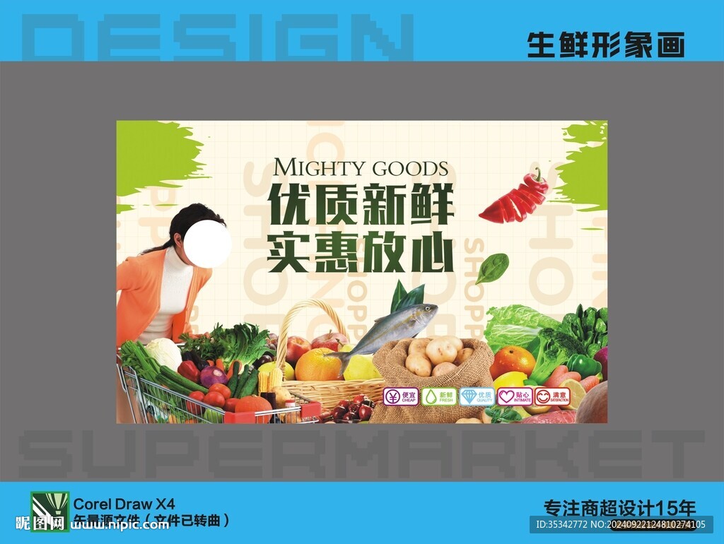 生鮮形象畫