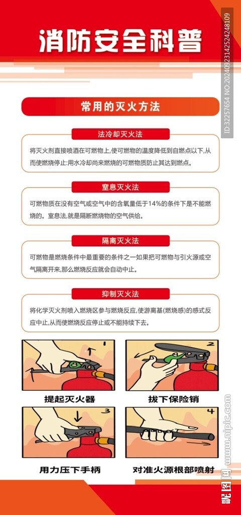 消防安全科普展架