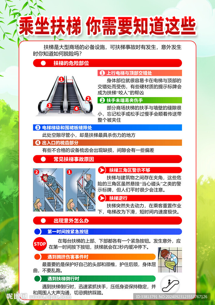 扶梯安全須知