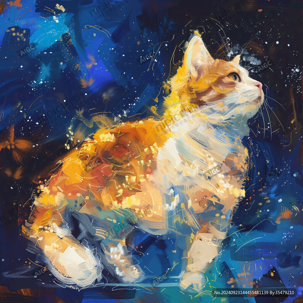 手繪貓咪星球