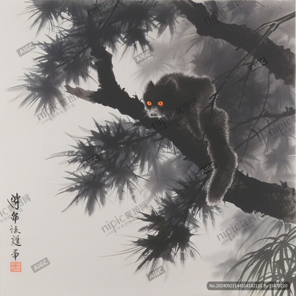猴子印象畫(huà)