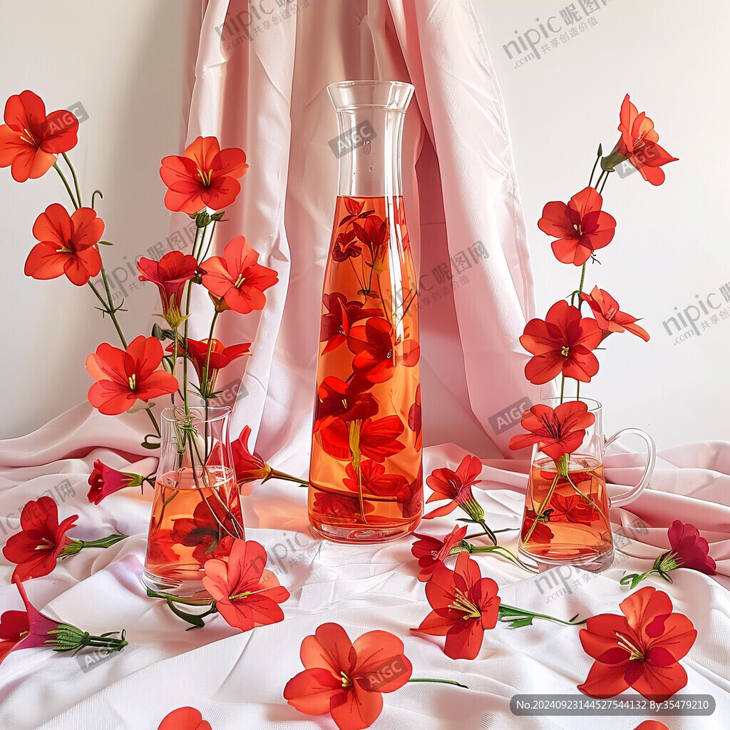 焦糖色布幔藝術(shù)花藝