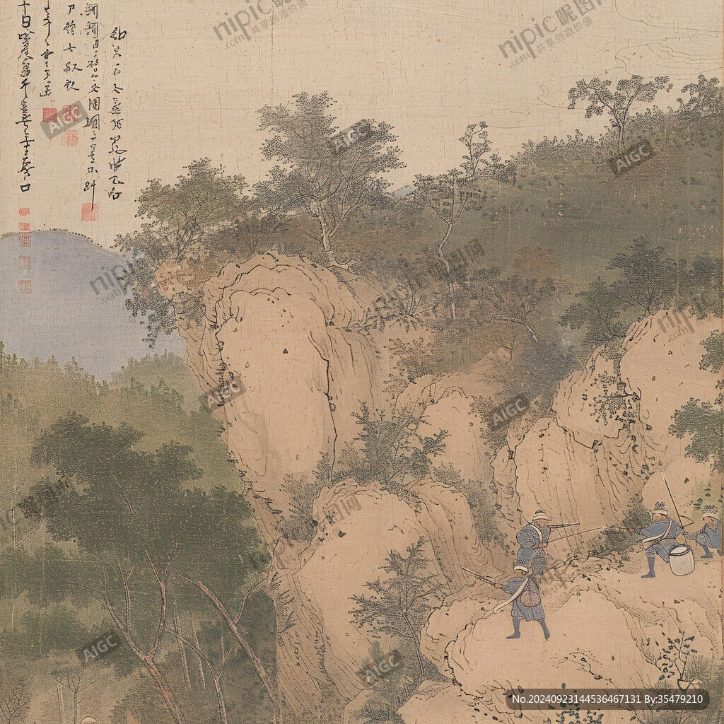 李時珍采藥圖