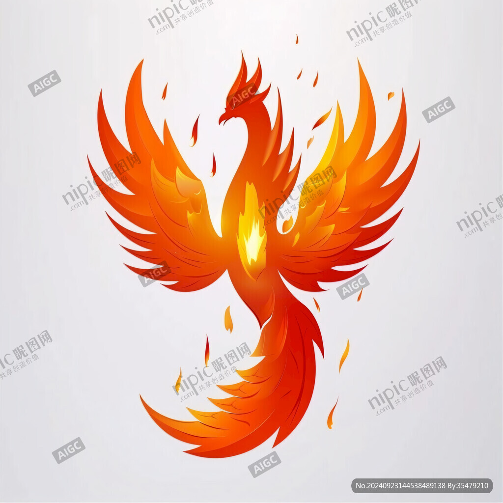 火鳳凰插畫