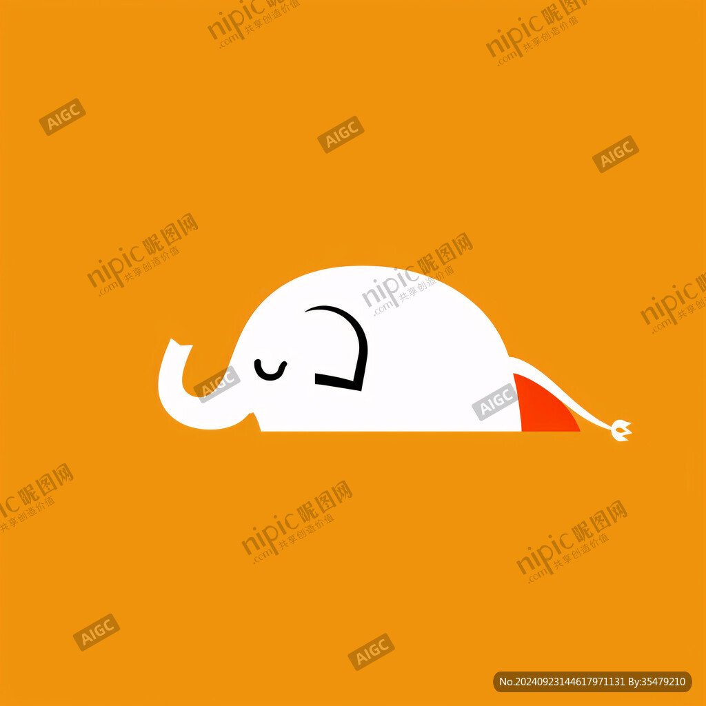 卡通動物象logo