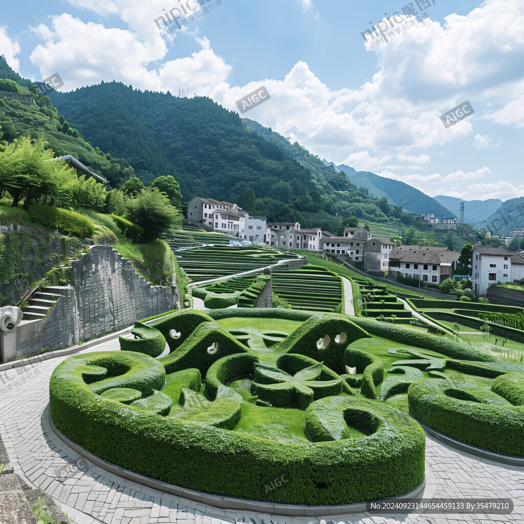 美麗鄉村景觀造型