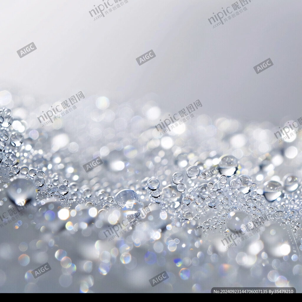 金屬質感水珠