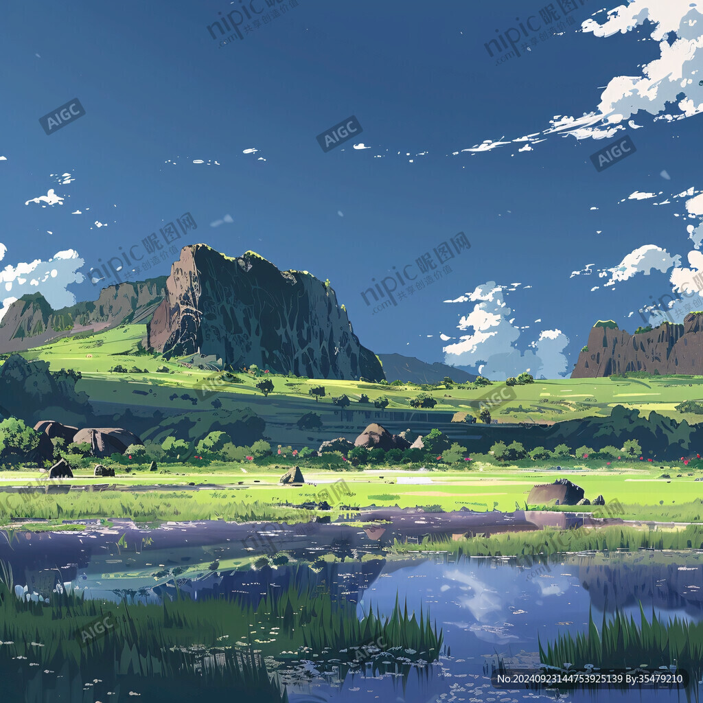 山川草地河流