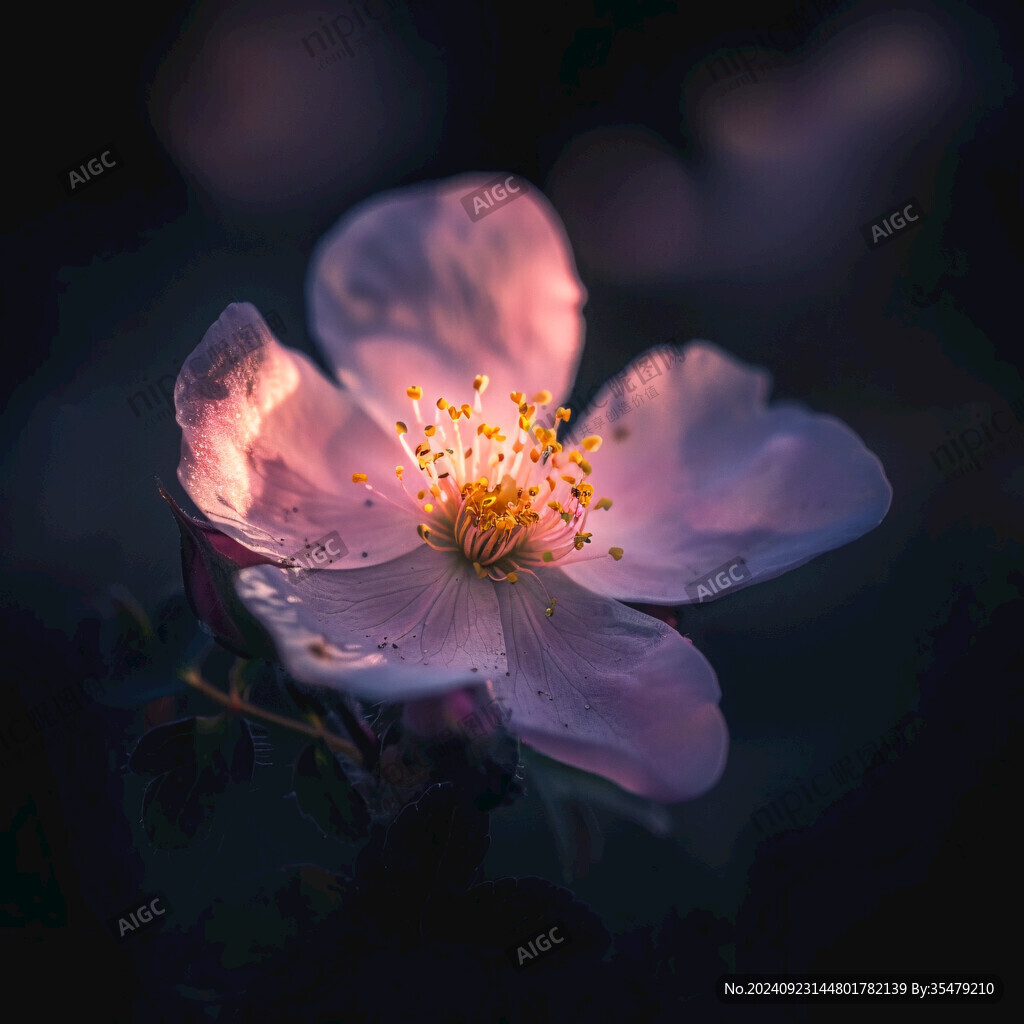 光影亞麻花