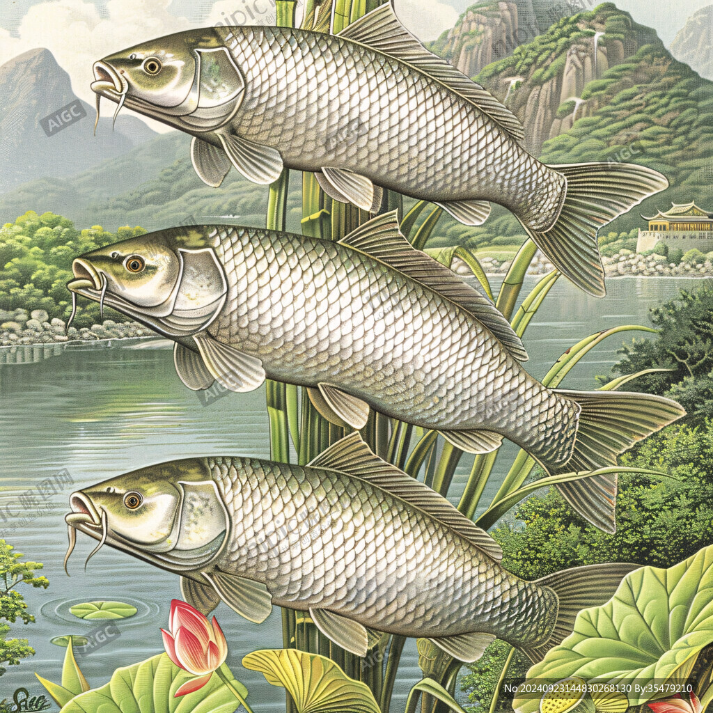 3d畫鯽魚