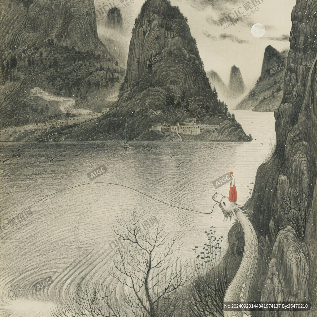 亭子山路樵夫漁夫漁船