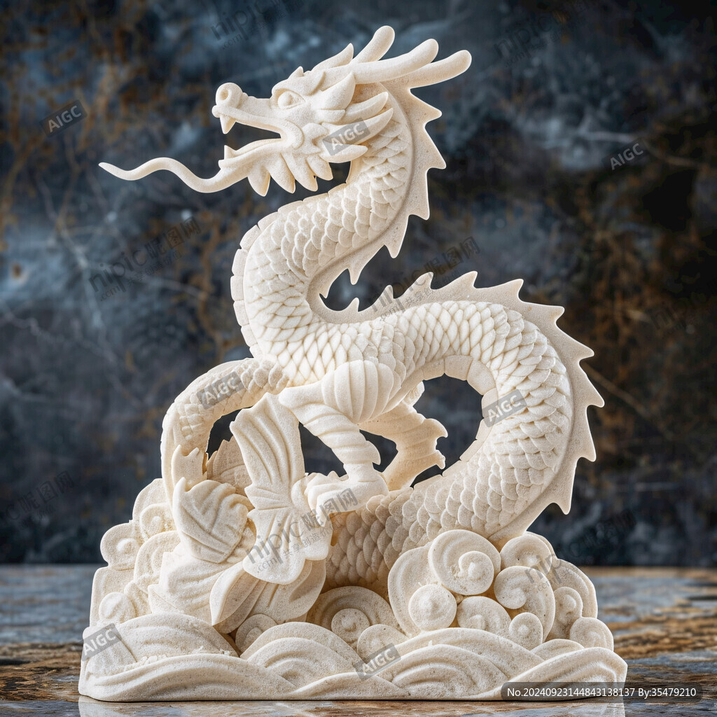 龍年大吉擺件