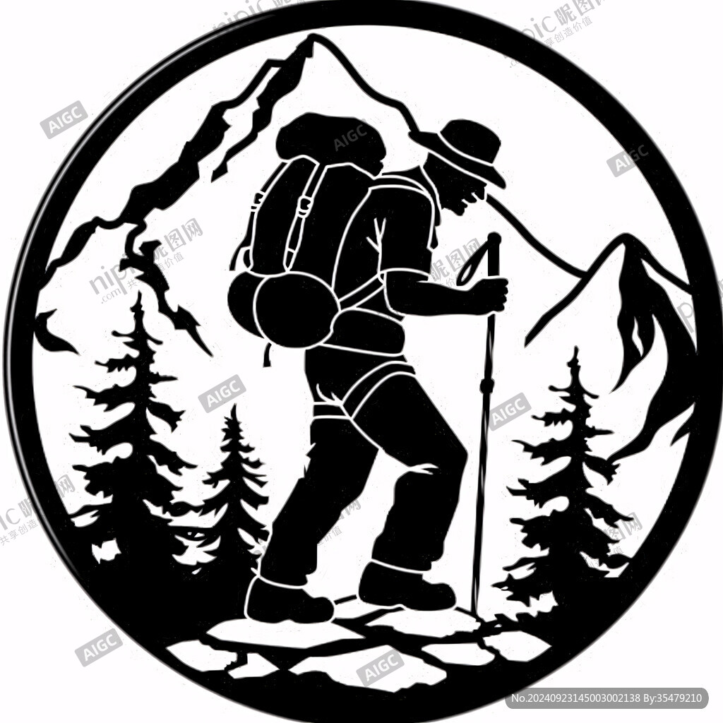 登山探險logo