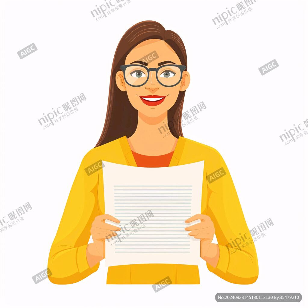 女講師教師插畫
